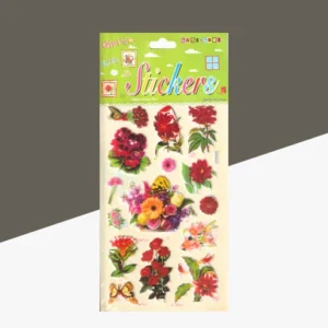 Flower Sticker for Kids - Fun & Colorful Designs (Pack of 1)