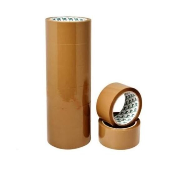 ADHESIVE PACKING BROWN TAPE 3 Inch Pack of 4 - Image 4