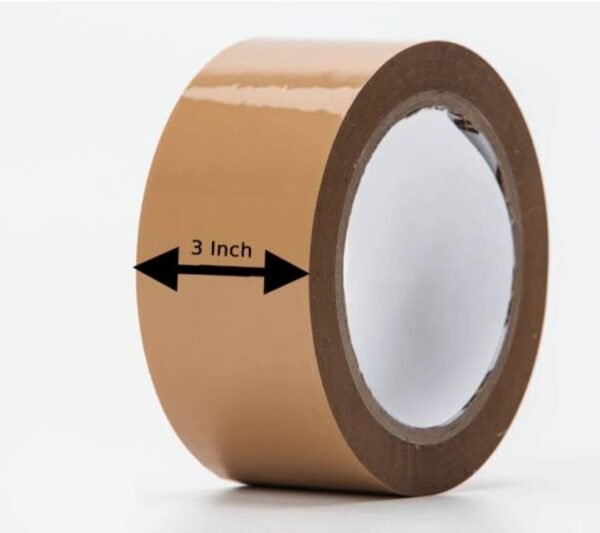 ADHESIVE PACKING BROWN TAPE 3 Inch Pack of 4 - Image 3