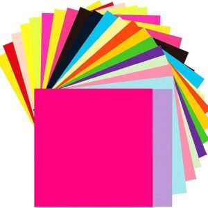 Origami Paper Fluorescent Color Both Side Coloured For Origami, Scrapbooking, Project Work