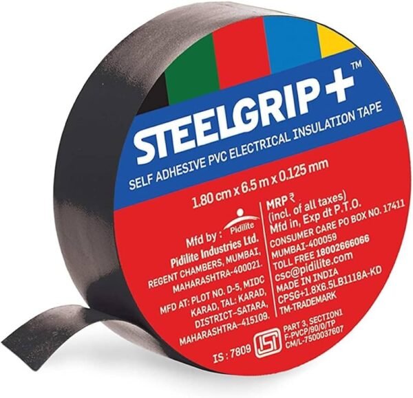 Pidilite Steelgrip Self Adhesive PVC electrical Insulation Tape - 6m