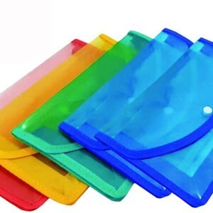 Plastic Flexi Button Bag Cheque Book Holder