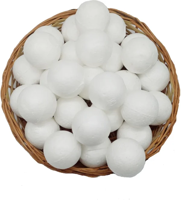 White Plastic Small Ball 1 Pcs