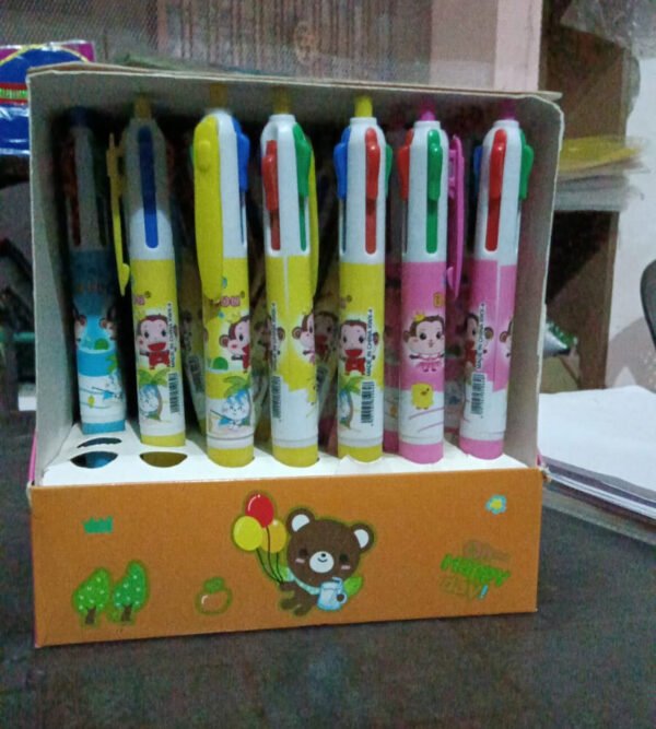 4-in-1 China-Made Multi Color Pen (Image and Rate)