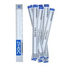 Doms Scale 30 cm Plastic Ruler 10 Pieces