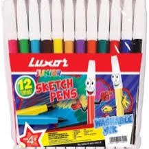 LUXER SKETCH PEN MALTI COLOUR  SET -12