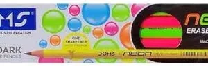 DOMS NEON SUPER DARK 10 HB/2 GRAPHITE PENCILS