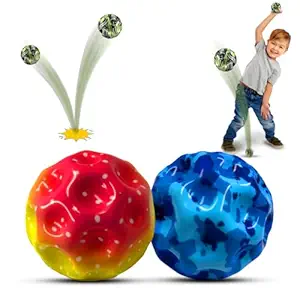 Bouncing Moon Ball with Light